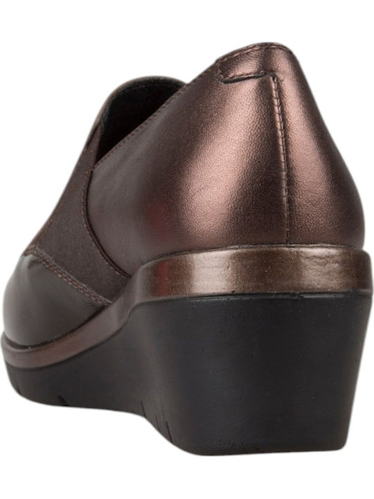 Mocasini Dama Din Piele Maro