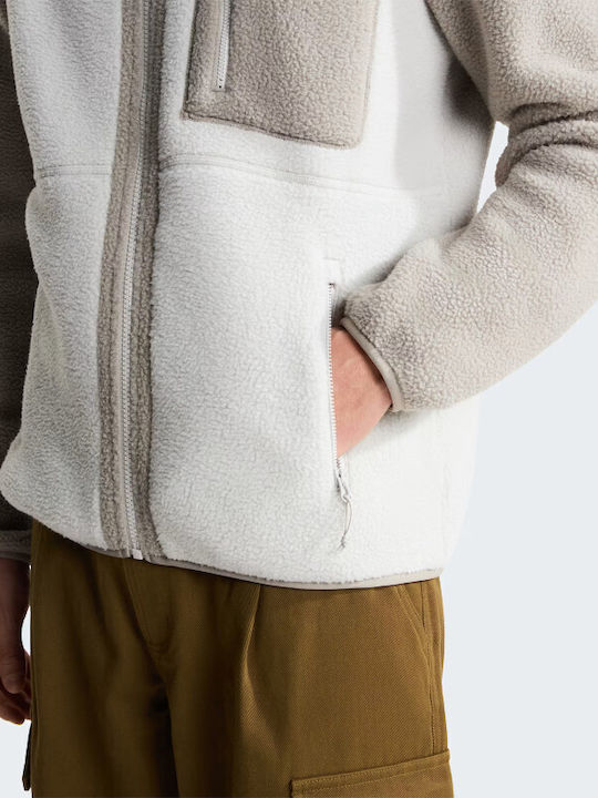 Yumiori Full Men's Fleece Jacket Beige