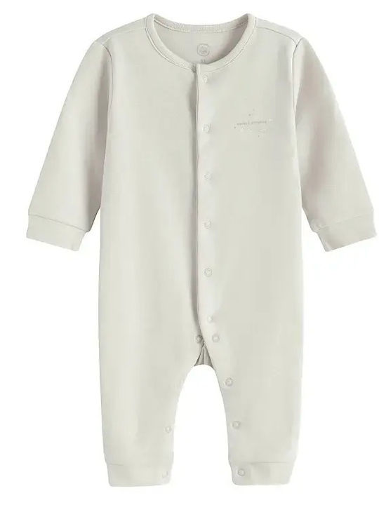 Cool Club Baby-Strampler mit Hosen Weiß Und Beige 2 Stück