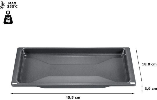 Bosch Tavă de Cuptor din Aluminiu cu Acoperire Emailată 18.8x45.5cm Bosch Tavă de Cuptor din Aluminiu cu Acoperire Emailată 18.8x45.5cm