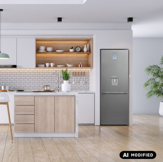 Morris Kühl-Gefrierkombination 331Es Total NoFrost H186xB59.5xT65cm. Inox R76323CAP