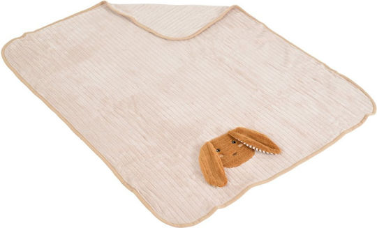 Cangaroo Nursery Swaddling Blanket Ecru 90x75cm