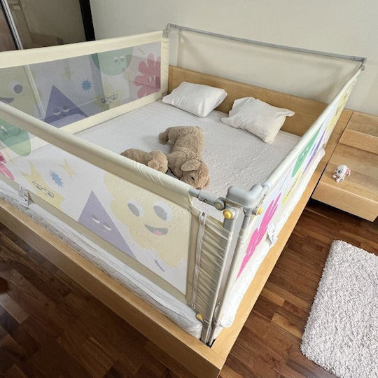 Pachet de bază 3 Empria Bariere de protecție pentru pat Basic 200x200 cm + Bară de stabilizare