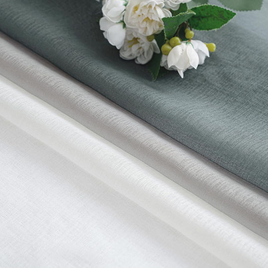 Miulee Miulee Vorhänge mit Bleistiftfalten Grau Beige 140x260cm