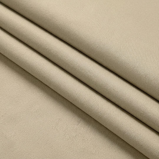 Joydeco Σετ Κουρτίνες Παραθύρου με Τούνελ Beige 107x158εκ.