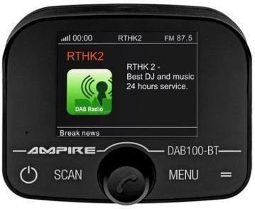 Ampire DAB100-BT Receptor Activ DAB+ Hands-free BT