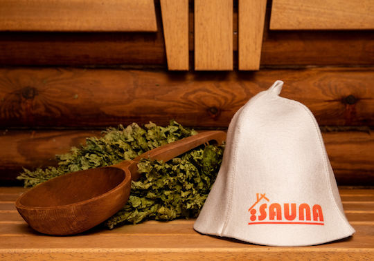 Pălărie De Saună Din Lână World Hats Sauna Albă Imprimată S L