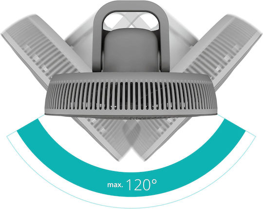Duux Ventilator Sockel 19W Lüfterdurchmesser 34cm mit Fernbedienung Graues
