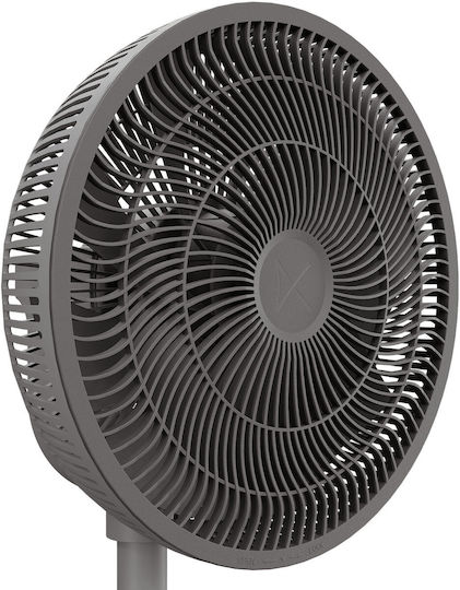 Duux Ventilator Sockel 19W Lüfterdurchmesser 34cm mit Fernbedienung Graues