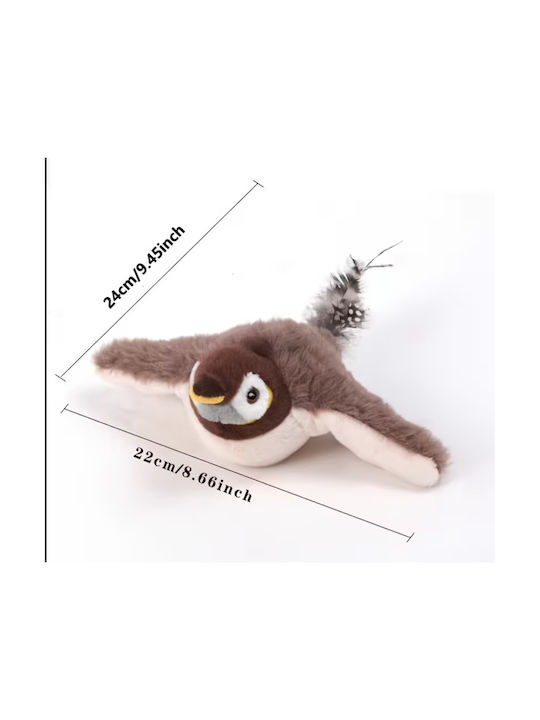 Interaktives Katzenspielzeug Vogel Realistische Bewegung & Ton mit Katzenminze