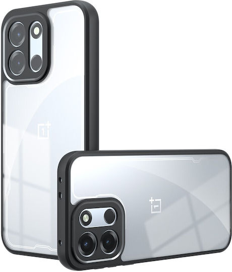 Θήκη Σιλικόνης Tpu Διάφανη Σκληρή Πλάτη Oneplus Nord 6 5g Ce6 5g Turbo 6v 5g Turbo 6 5g Μαύρο