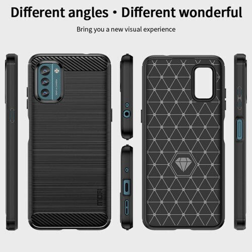 Mofi Jk Umschlag Rückseite Silikon Schwarz (Nokia G11 / G21)
