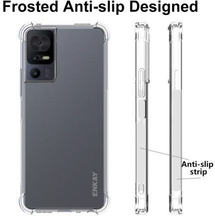 Enkay Hat Prince Back Cover Silicone Transparent (TCL 40 SE)