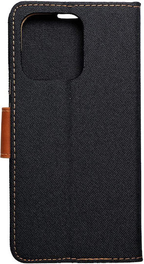 Книга Текстил Черен (Redmi Note 12 5G)