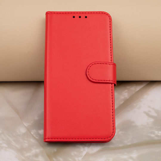 Smart Book Husa Din Piele Roșie Redmi Note 15 Pro 5G