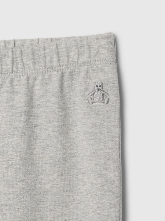 Kinderleggings Lang Heather Grau Stretch Stretch