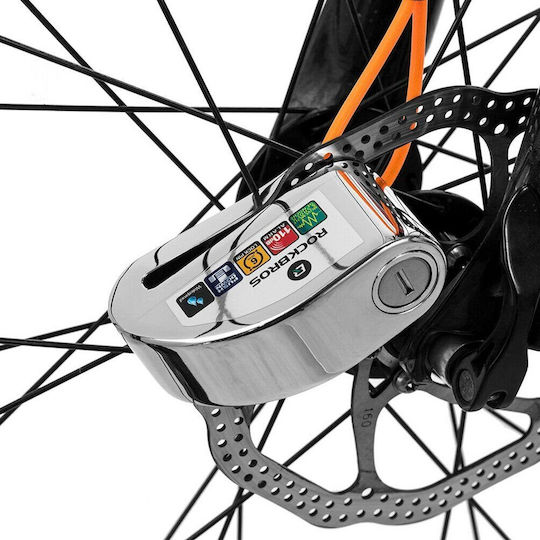 Rockbros Fahrradschloss & Alarm Orange