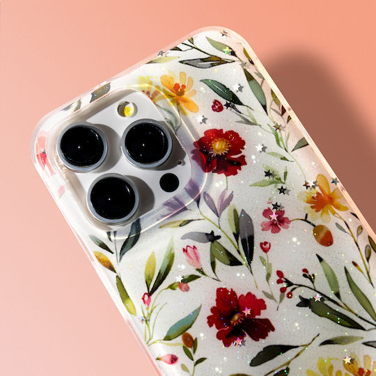 TelForceOne Glow Glam Back Cover Σιλικόνης 2mm Λευκό (Moto G86)