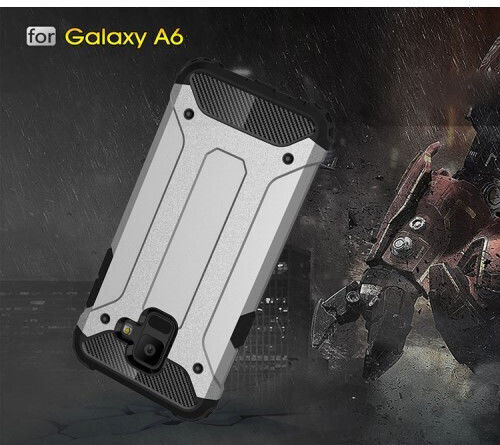 Hurtel Tough Armor Задна корица Пластмаса Син (Galaxy A6 2018)