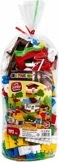 Hashtag Toys Cuburi de construit educative Construction Set 4 pentru 3+ ani 193 buc HTB1202