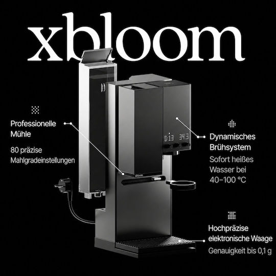 xBloom Studio Automatische Espressomaschine 1200W mit Mahlwerk Mint FW-02B-03EU
