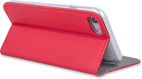 Smart Red Silicone Book Case Oppo Reno15 F