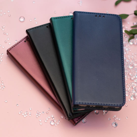 Smart Burgundy Silicone Book Case Oppo Reno15 F