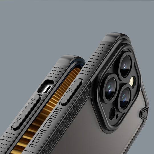Defender Задна корица Силикон / Пластмаса 1.5мм Черен (iPhone Air)