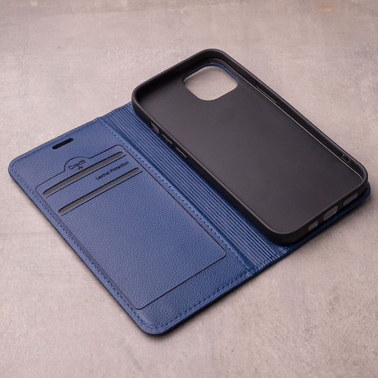 Smart Book Δερμάτινο Navy Μπλε (Redmi Note 15 Pro 5G)