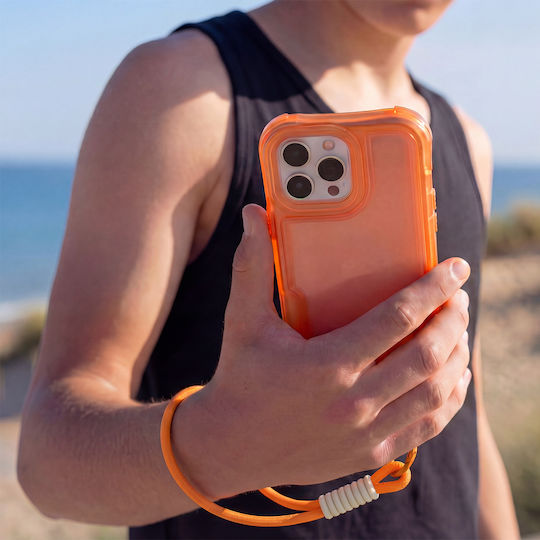 Silikon Rückseitenhülle Orange für iPhone 13