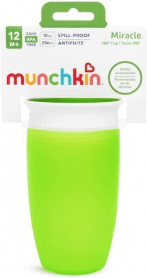 Munchkin Παιδικό Ποτηράκι Miracle Sippy Cup από Πλαστικό Πράσινο