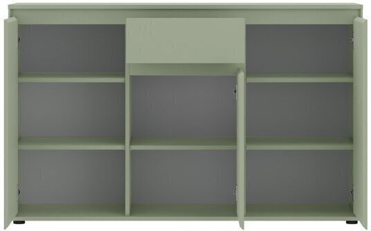 Μπουφές Torfiou 121 Ξύλινος με Συρτάρια 137x45x85cm