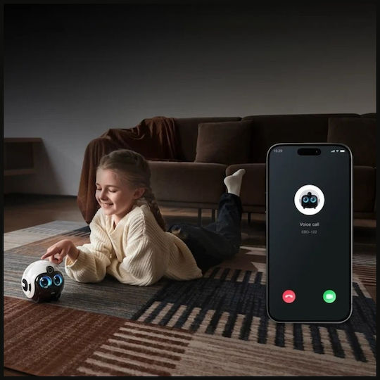 Enabot EBO Max FamilyBot IP Robot Companion Cameră Wi-Fi 4K cu Baterie și Comunicare Bidirecțională