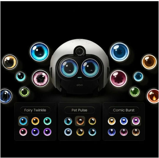 Enabot EBO Max FamilyBot IP Robot Companion Cameră Wi-Fi 4K cu Baterie și Comunicare Bidirecțională