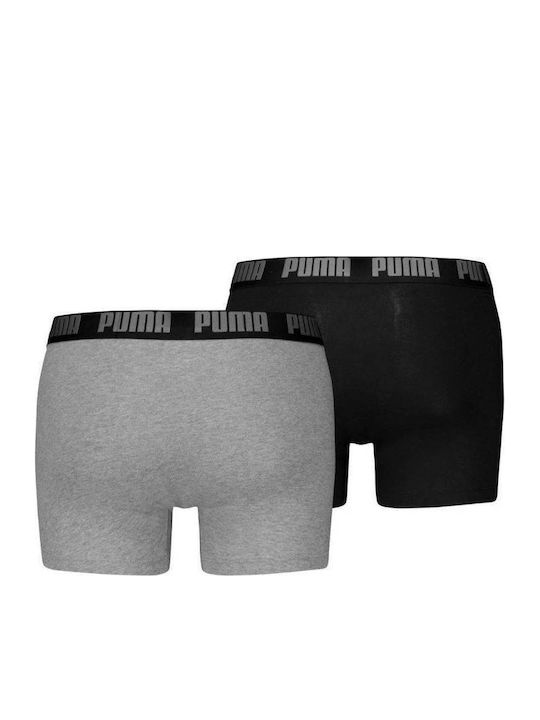 PUMA Everyday Basic Herren Boxershorts Grey / Black 2Pack