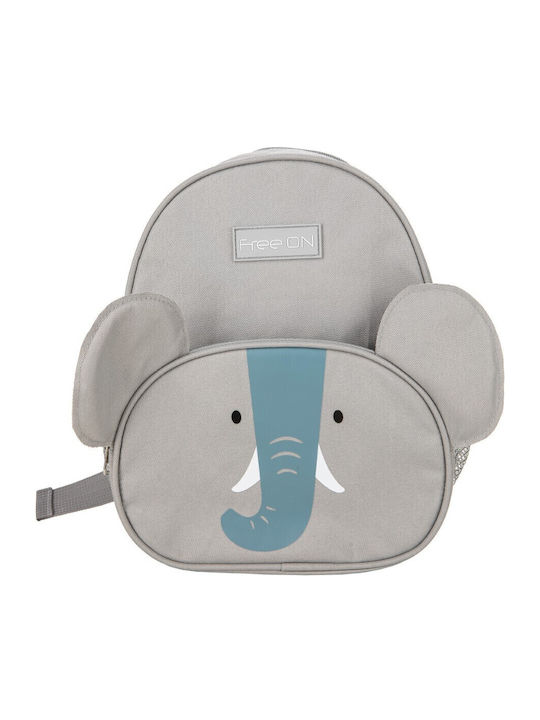 FreeOn Explorer Pals Elephant School Backpack Elementary Grey FreeOn Explorer Pals Elephant School Backpack Elementary Grey