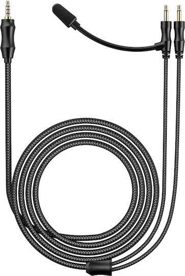 Fiio LL-3.5a – Геймърски кабел за слушалки с микрофон и вградени бутони 3.5 мм
