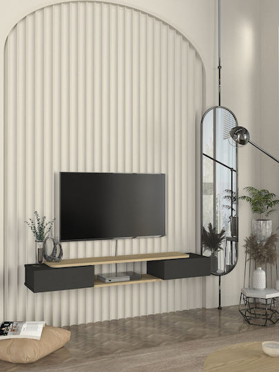 Телевизионна Мебел Сив М150xД31.4xВ19.2см