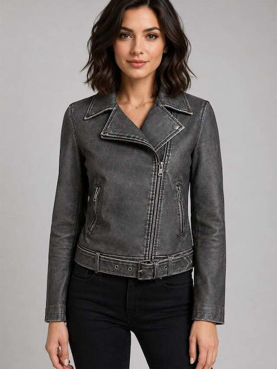 Γυναικείο Biker Jacket Grey