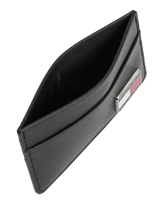 Tjm Heritage Leather Men's Card Wallet Black