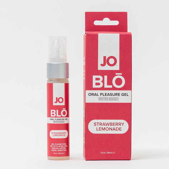 System Jo Pleasure Lubrifiant Gel cu Aromă de Căpșună 30 ml
