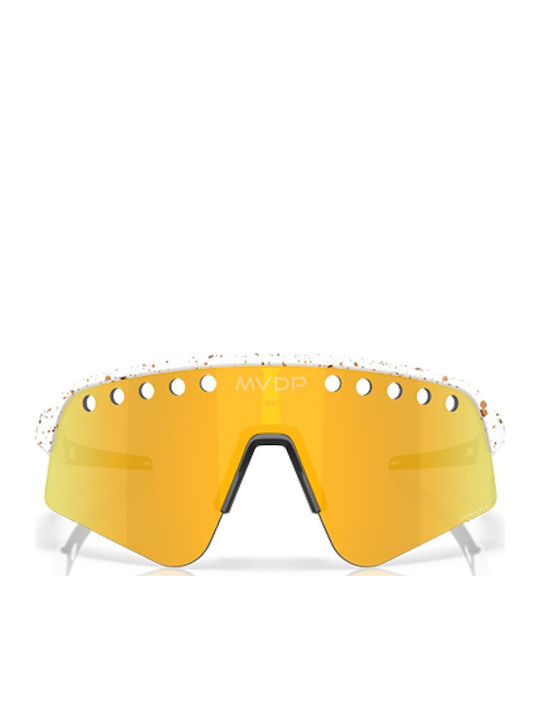 Oakley Signature Series Sutro Lite Sweep Prizm Unisex Sunglasses with Red Frame and Red Lens
