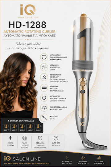 IQ Ondulator Curly Pentru Bucle 25mm 35W HD-1288