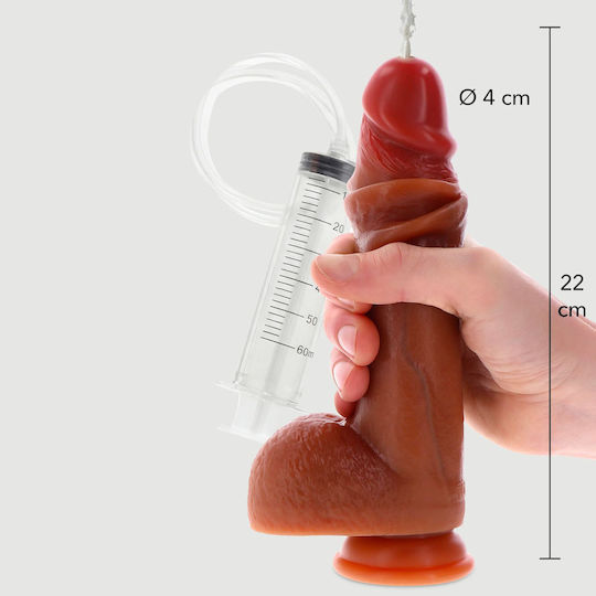 ToyJoy Ρεαλιστικό Dildo με Βεντούζα και Δυνατότητα Εκσπερμάτωσης Flesh