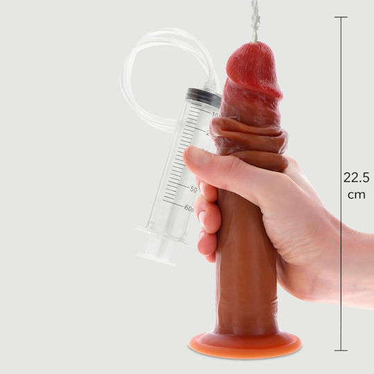 ToyJoy Ρεαλιστικό Dildo με Βεντούζα και Δυνατότητα Εκσπερμάτωσης Flesh