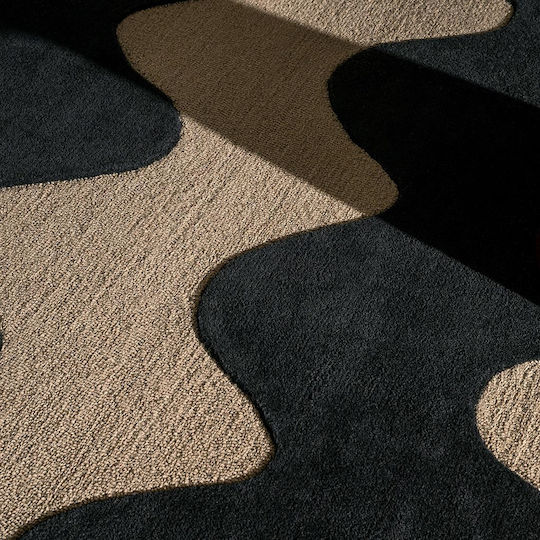 Marimekko Lokki 133905 Covor Handmade Rectangular Negru 140x200cm