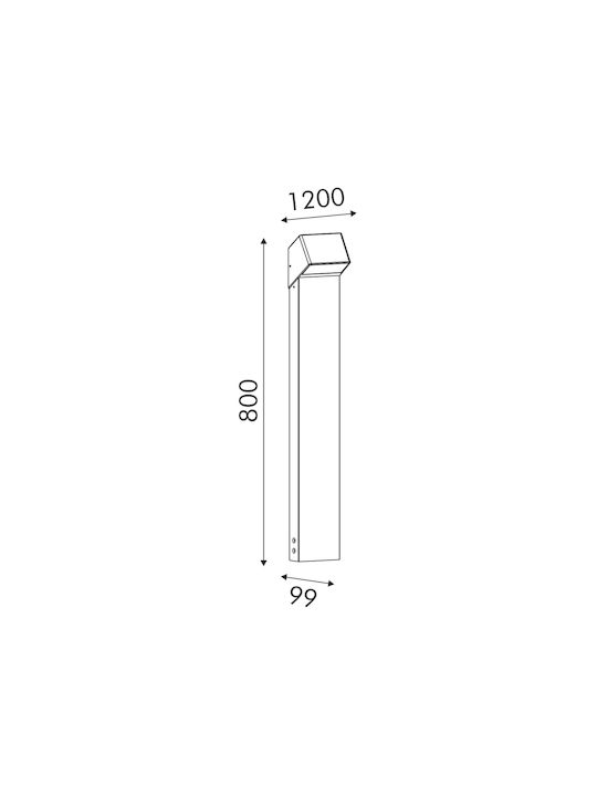 Aca Κολωνάκι LED 12W 100cm Aca Κολωνάκι LED 12W 100cm
