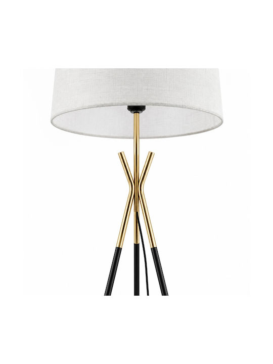 Artekko Stehlampe mit Lampenbirnensockel E27 Schwarz Artekko Stehlampe mit Lampenbirnensockel E27 Schwarz