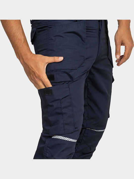 Palltex Pantaloni De Lucru Reflectorizanți Albastru