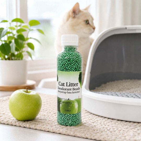 Scented Pearls Cat Litter Green Apple Scent 250 Ml